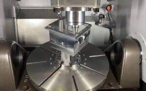 CNC milling machine processing